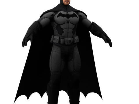 Bruce Wayne Batman Arkham 3D Model