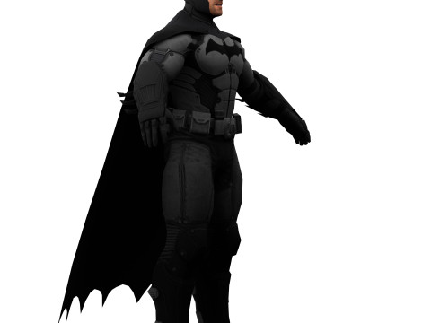 Bruce Wayne Batman Arkham 3D Model