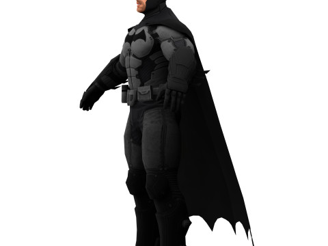 Bruce Wayne Batman Arkham 3D Model