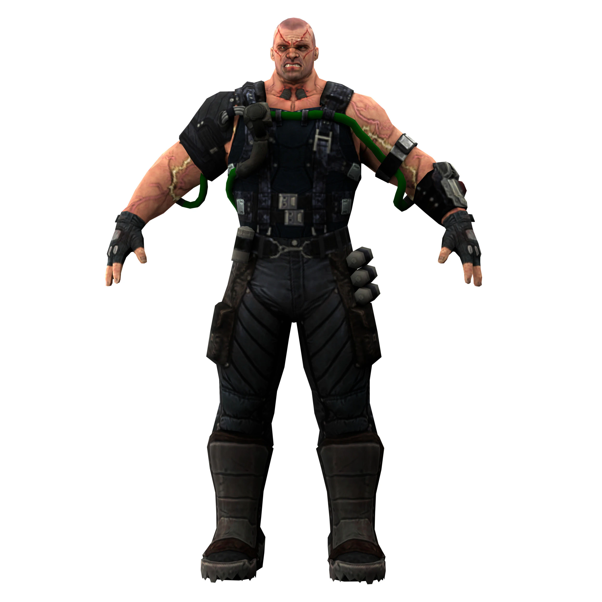 Villain Bane 3D Model .c4d .max .obj .3ds .fbx .stl .blend 