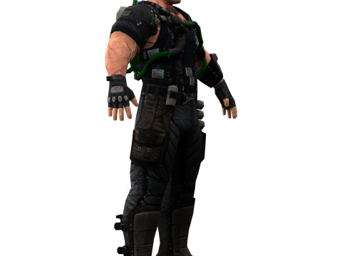 Villain Bane 3Dモデル