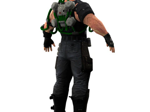 Villain Bane 3D Model