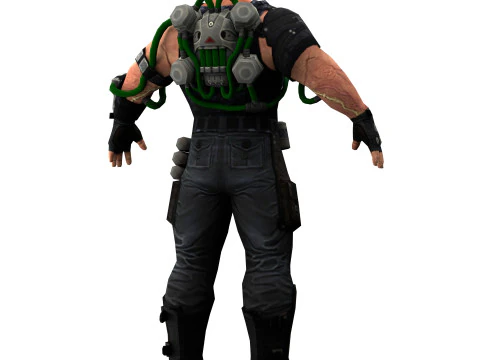 Villain Bane 3D Model