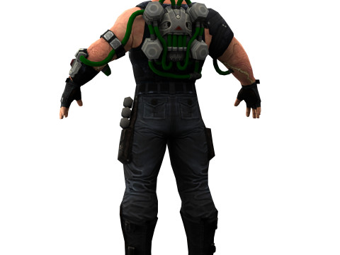 Villain Bane 3Dモデル