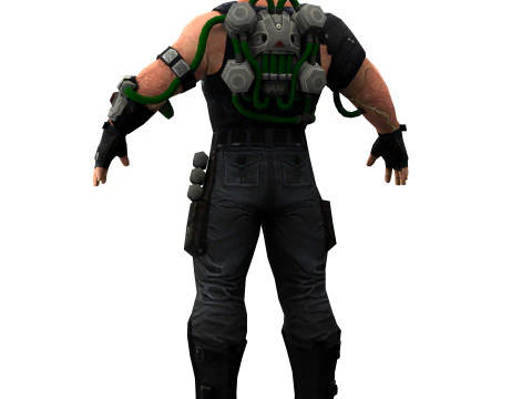 Villain Bane 3D Model