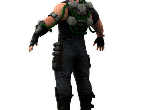 Villain Bane 3D Model