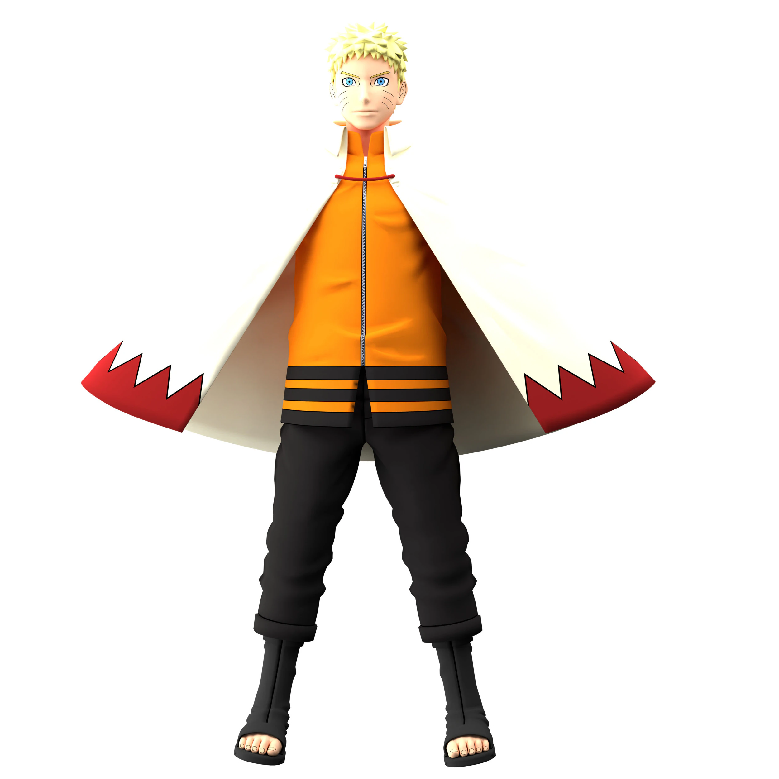 Naruto Uzumaki 3D Model .c4d .max .obj .3ds .fbx .stl .blend 