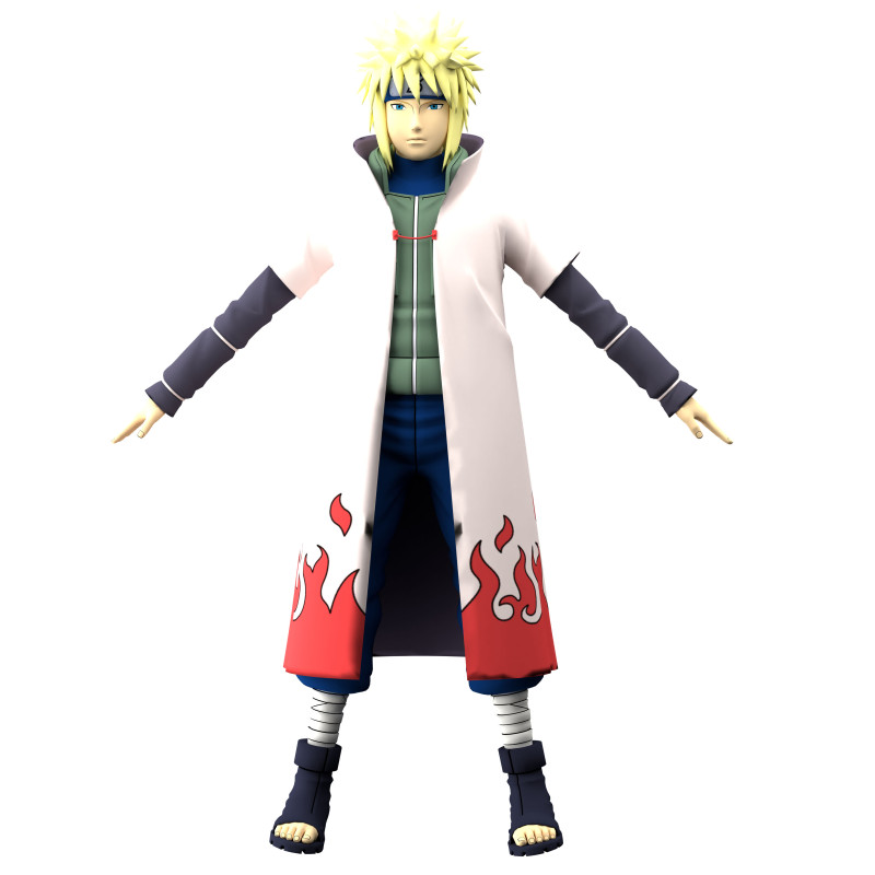 Minato Namikaze Modelo 3D .c4d .max .obj .3ds .fbx .stl .blend 