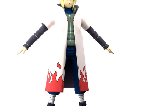 Minato Namikaze 3D Model