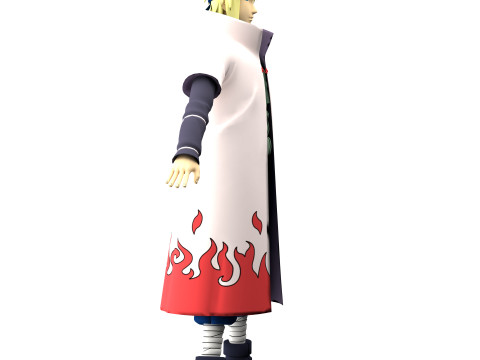 Minato Namikaze Modelo 3D