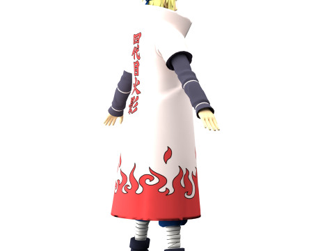 Minato Namikaze Modelo 3D