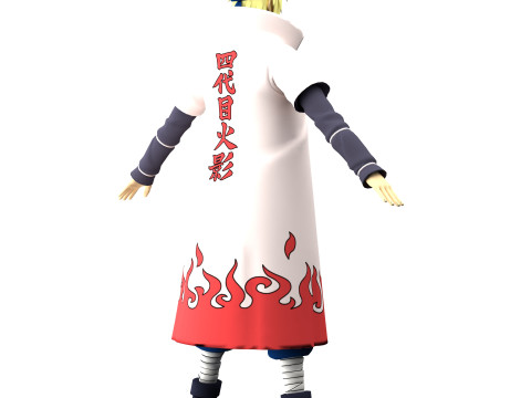 Minato Namikaze Modelo 3D