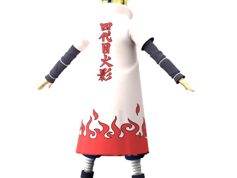 Minato Namikaze 3D Model