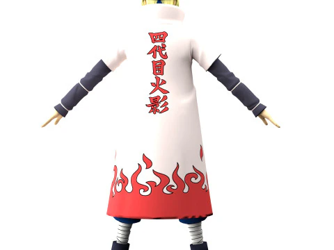 Minato Namikaze 3D Model