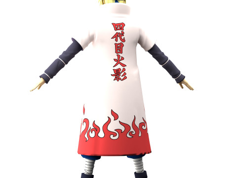 Minato Namikaze Modelo 3D