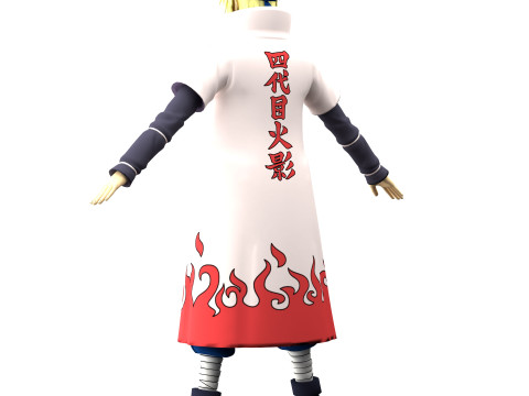 Minato Namikaze Modelo 3D