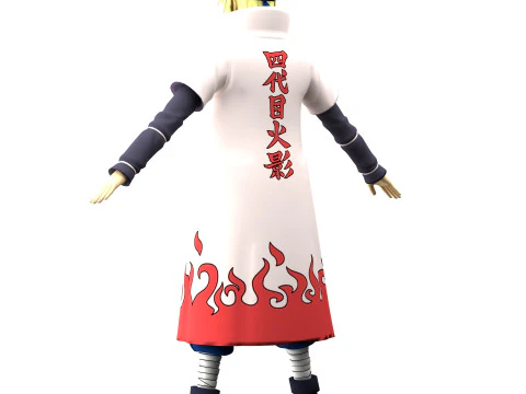 Minato Namikaze 3D Model