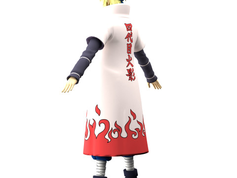 Minato Namikaze Modelo 3D