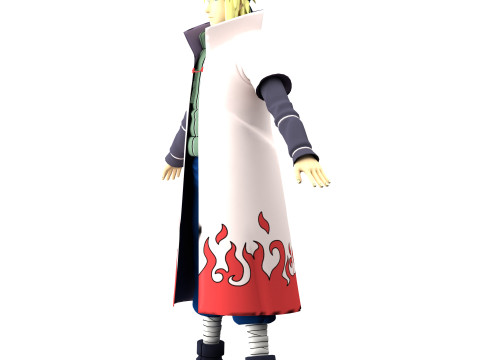 Minato Namikaze Modelo 3D