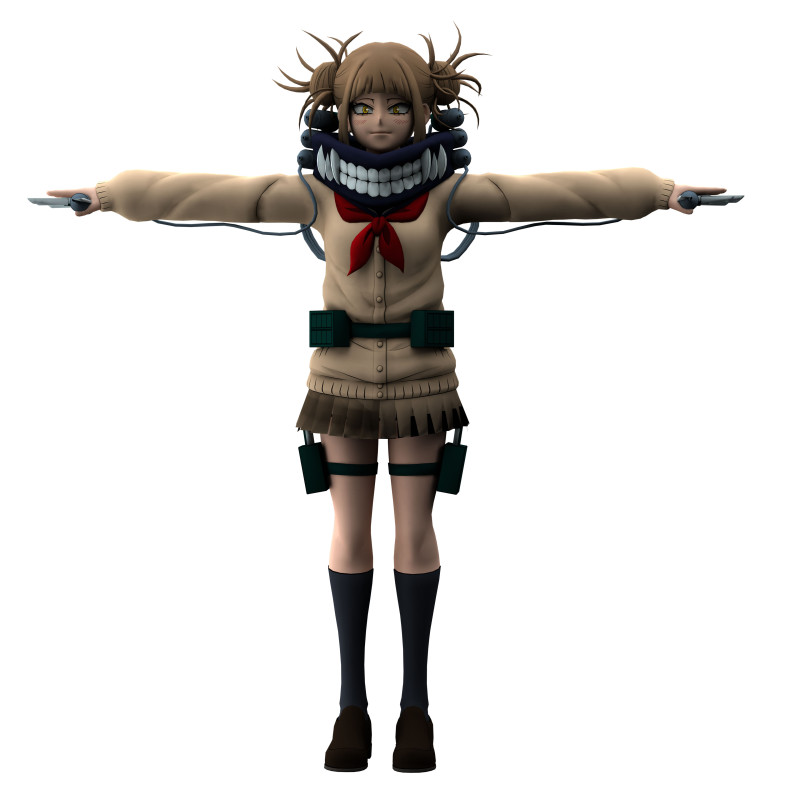 Himiko Toga 3D मॉडल .c4d .max .obj .3ds .fbx .stl .blend
