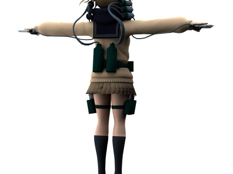 Himiko Toga 3D मॉडल