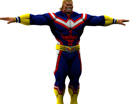 All Might Modelo 3D