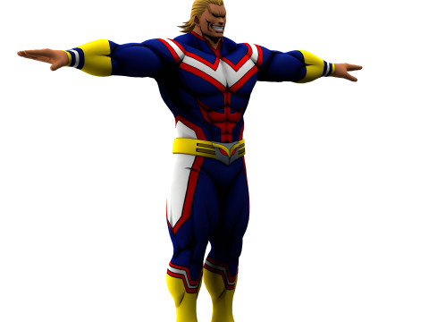 All Might Modelo 3D