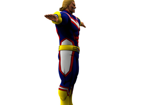 All Might Modelo 3D