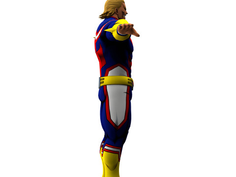 All Might Modelo 3D