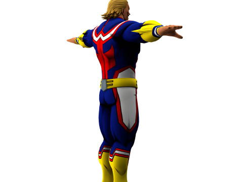 All Might Modelo 3D