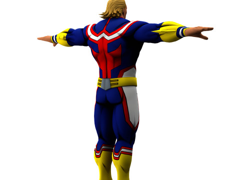 All Might Modelo 3D