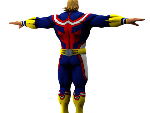 All Might Modelo 3D