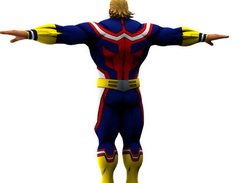 All Might Modelo 3D