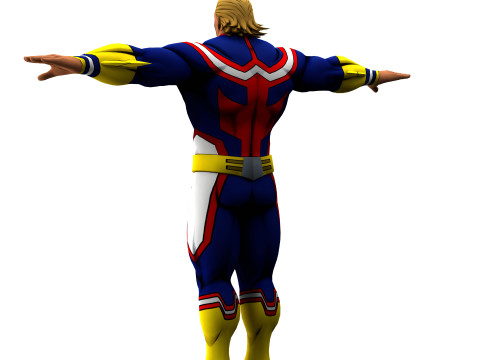 All Might Modelo 3D