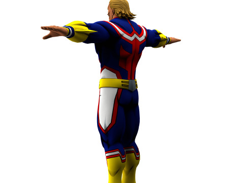 All Might Modelo 3D