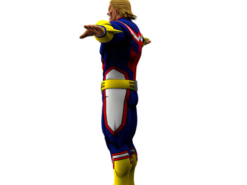 All Might Modelo 3D