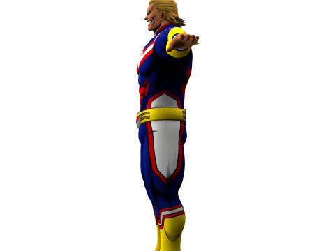 All Might Modelo 3D