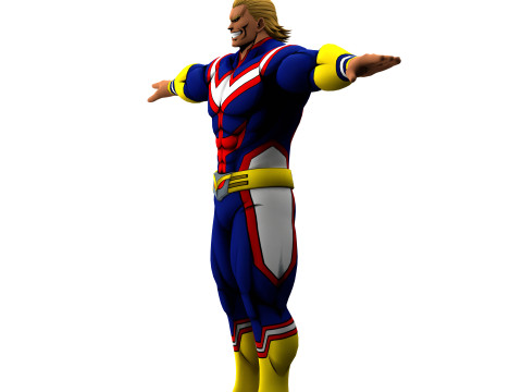 All Might Modelo 3D