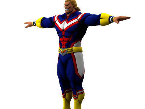 All Might Modelo 3D
