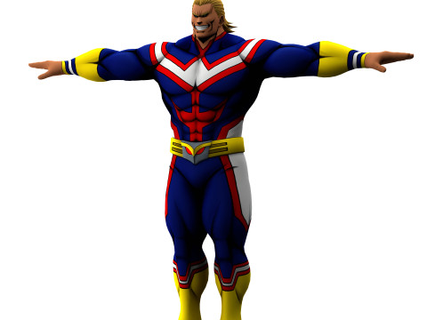 All Might Modelo 3D