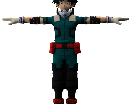 Izuku Midoriya 3D Model
