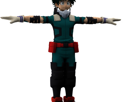 Izuku Midoriya 3D Model