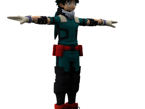 Izuku Midoriya 3D Model