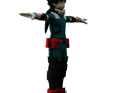 Izuku Midoriya 3D Model