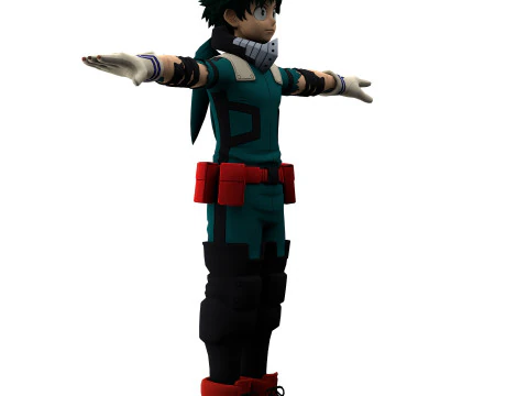 Izuku Midoriya 3D Model