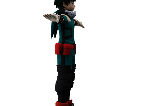 Izuku Midoriya 3D Model
