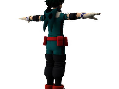 Izuku Midoriya 3D Model