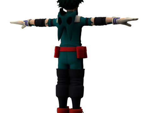 Izuku Midoriya 3D Model