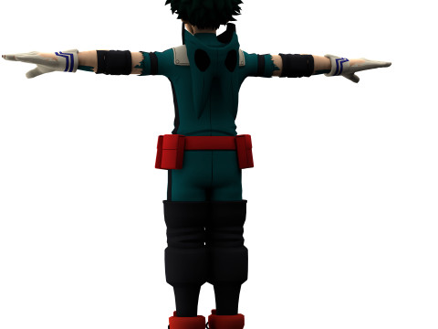 Izuku Midoriya 3D Model