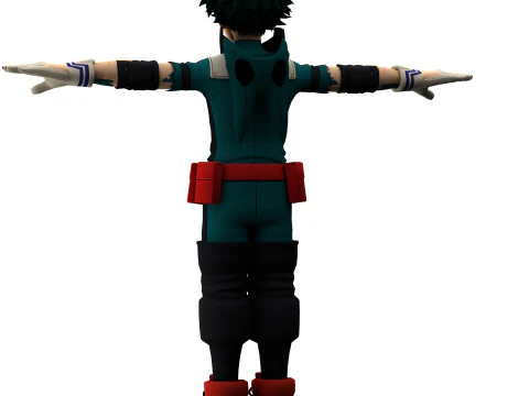 Izuku Midoriya 3D Model